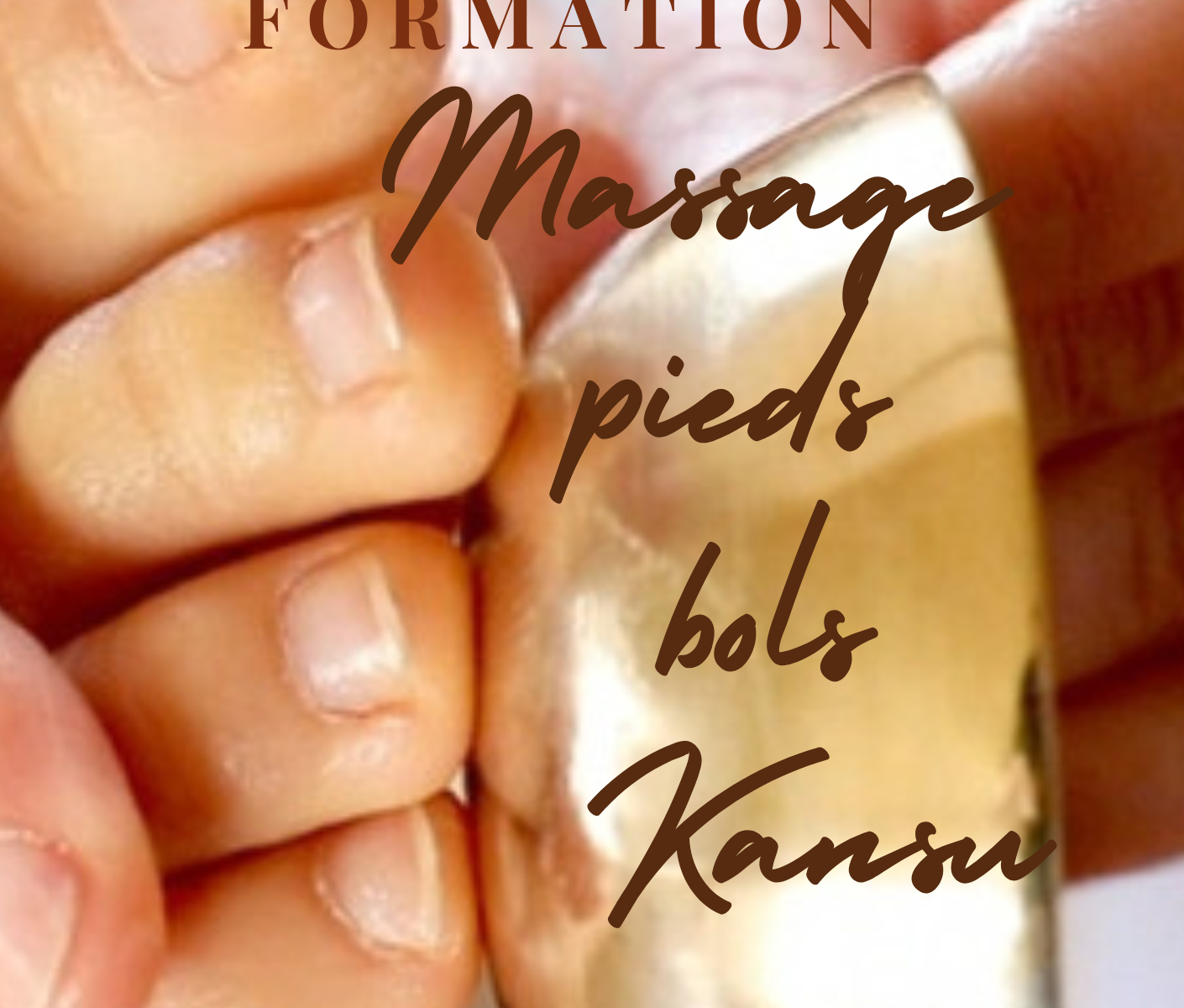 Apprenez le massage des pieds aux bols Kansu près de Bruxelles (Sint-Pieters-Leeuw). Formation intensive 1 jour pour thérapeutes et masseurs. Syllabus 40+ pages